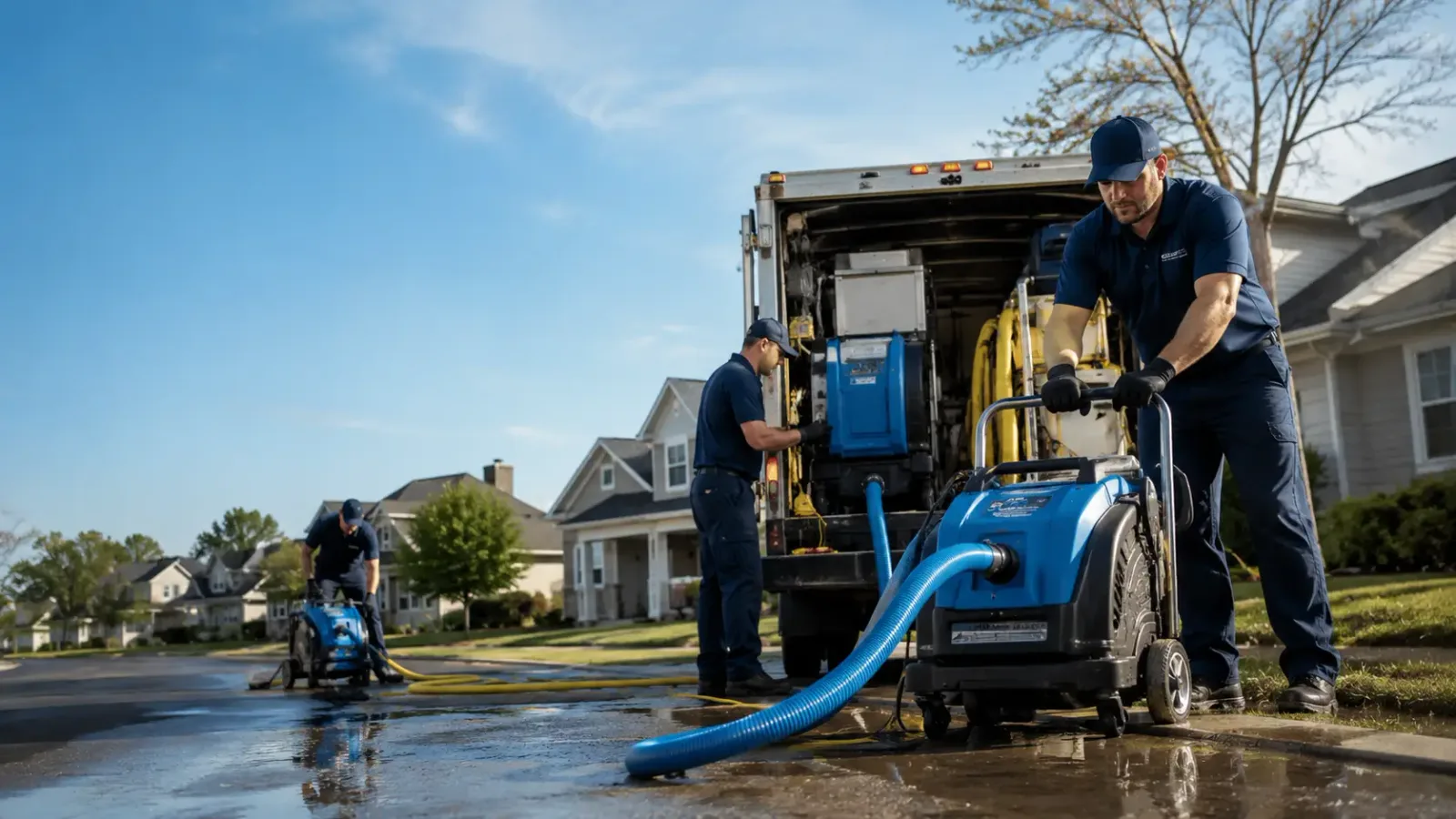 Flood Damage Cleanup in Cannon Afb, NM